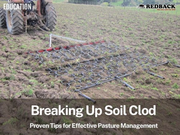 Breaking up Soil Clod