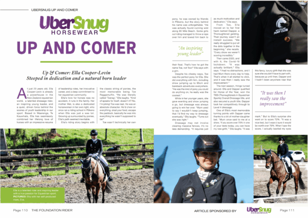 fOUNDATION mAGAZINE Ella Article and photo